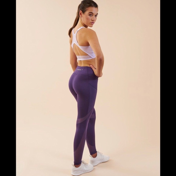 Gymshark Pants - GymShark leggings in grape